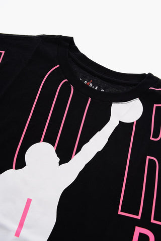 AIR JORDAN Maxi Printed BLOW OUT Crew-Neck T-shirt