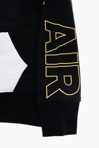 AIR JORDAN Two-Tone Hoodie with Golden Logo 