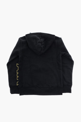 AIR JORDAN Two-Tone Hoodie with Golden Logo 