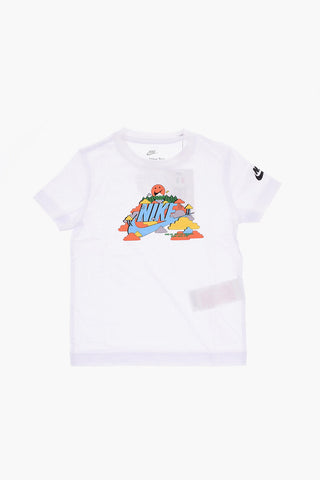 T-Shirt HAPPY CLOUD Girocollo con Stampa sul Fronte