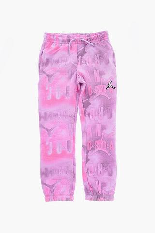 AIR JORDAN Tie-Dye Effect Fleeced Cotton Joggers