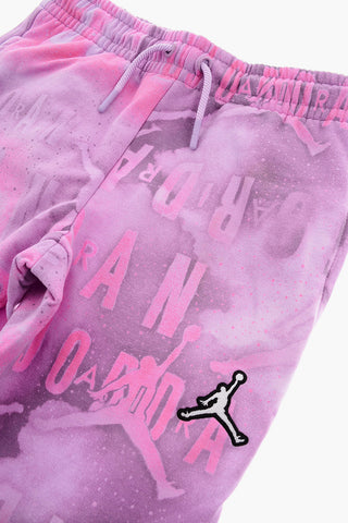 AIR JORDAN Tie-Dye Effect Fleeced Cotton Joggers