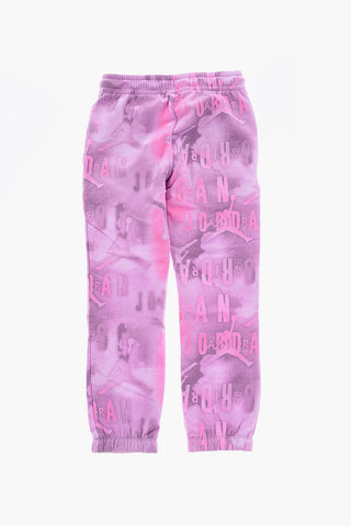 AIR JORDAN Tie-Dye Effect Fleeced Cotton Joggers