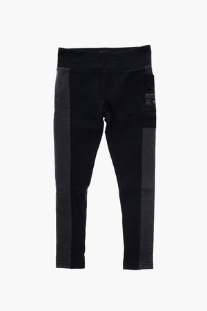 Leggings in Cotone Stretch con Tasca Laterale