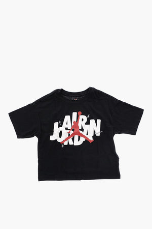AIR JORDAN T-shirt with Maxi Front Logo Print