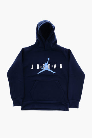 AIR JORDAN Logo Printed Solid Color JUMPMAN Hoodie