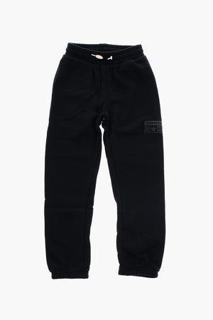 ALL STAR Joggers a Tinta Unita in Cotone Felpato