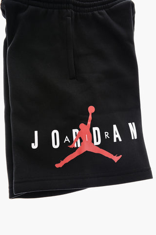 AIR JORDAN Solid Color JUMPMAN Shorts with Printed Logo