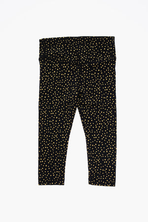 Leggings mit goldenen Allover-Sternen