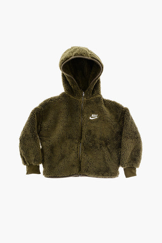 Sherpa-Sweatshirt CLUB mit Kapuze