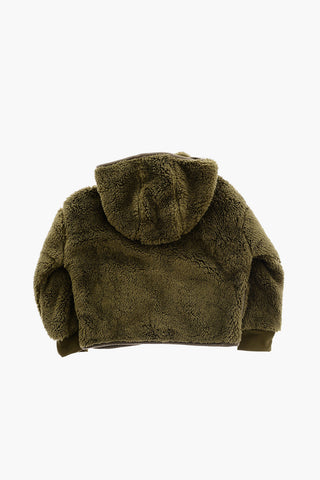 Sherpa-Sweatshirt CLUB mit Kapuze