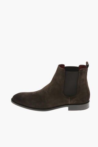 Suede Leather Chelsea With Leather Soles