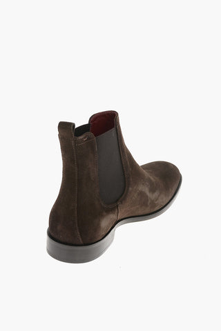 Suede Leather Chelsea With Leather Soles