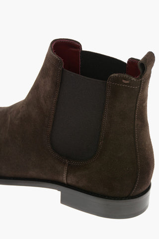 Suede Leather Chelsea With Leather Soles