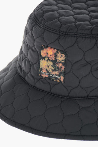 EMPORIO Cappello Bucket Trapuntato Con Toppa Logata