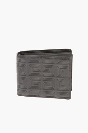 Embossed Leather Bifold Wallet