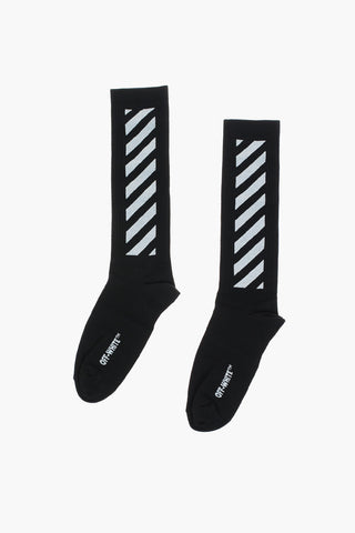 Contrasting Band YOU CUT ME OFF Socks