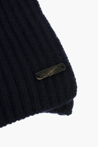 Ribbed Cashmere Scarf