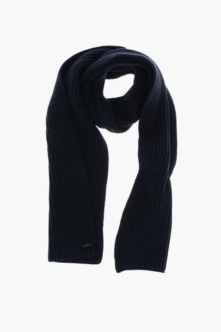 Ribbed Cashmere Scarf