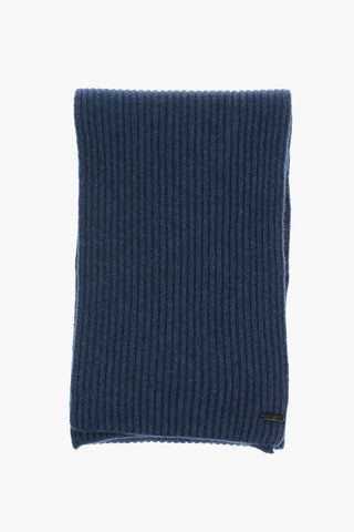 Ribbed Cashmere Scarf