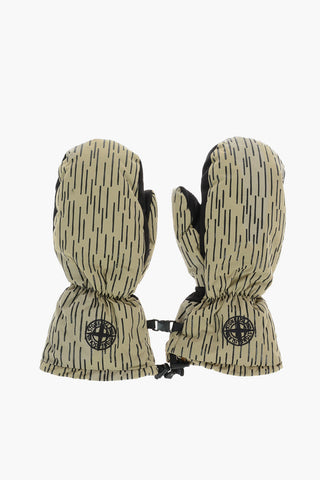 Drawstring Padded Ski Gloves