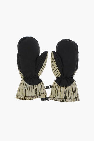 Drawstring Padded Ski Gloves