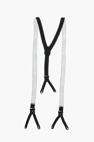 Eco-Patent Leather Detail Silk Braces