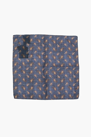 Pochette in Lana con Motivo Paisley