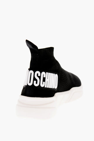 LOVE Perforated RUNNING35 Slip On Sneakers with Embossed Logo