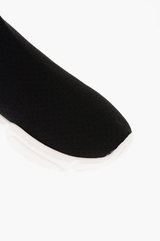 LOVE Perforated RUNNING35 Slip On Sneakers with Embossed Logo