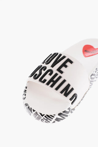 LOVE Slides in Gomma con Logo in Rilievo