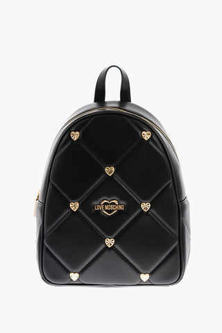 LOVE Zaino Trapuntato Abbellito da Charm a Cuore