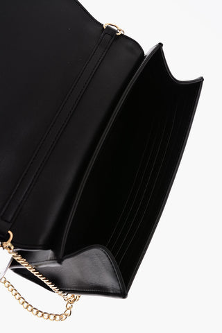 LOVE Quilted Faux Leather Bag with Golden Details