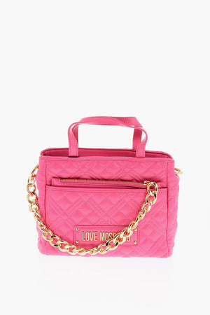 LOVE Mini Borsa Trapuntata in Ecopelle con Pochette Abbinata