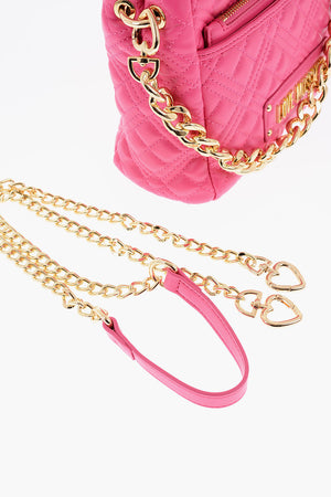 LOVE Mini Borsa Trapuntata in Ecopelle con Pochette Abbinata