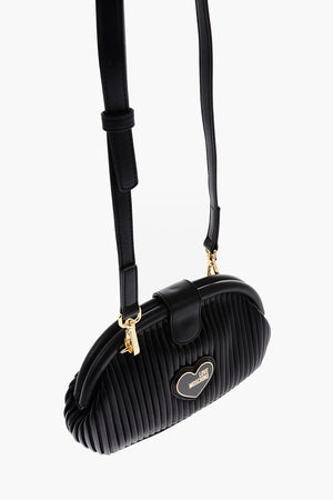 LOVE Mini Borsa in Ecopelle Pieghettata