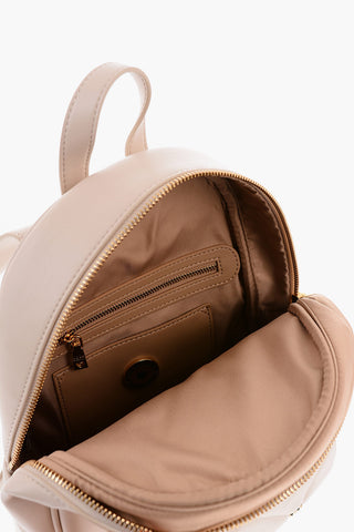 LOVE Quilted Backpack with Embellished Charm
