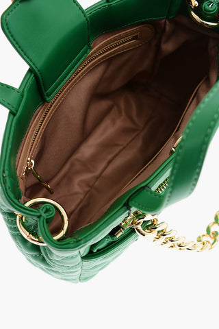 LOVE Mini Borsa Trapuntata in Ecopelle con Pochette Abbinata