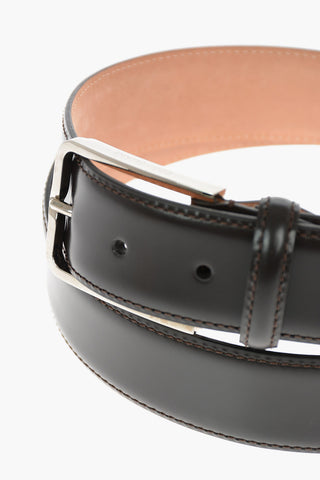Metal Buckle Leather Belt
