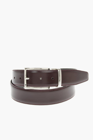 Metal Buckle Leather Belt