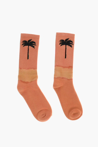 Cotton Blend PALM Mid Socks