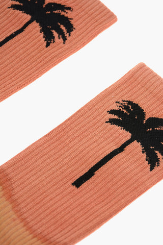 Cotton Blend PALM Mid Socks