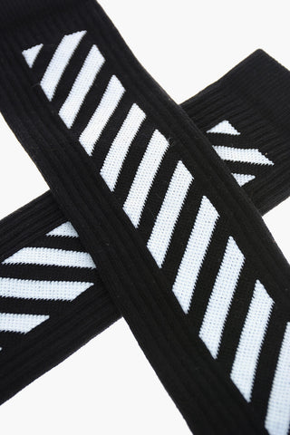 Calzini Alti OFF-FLUO in Misto Cotone