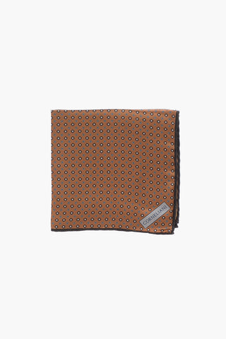 Geometric Patterned Silk Handkerchief