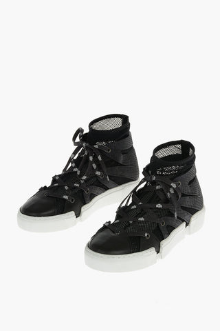Leather and Perforated Fabric WOOLF/BUKOWSKI/FOSCOLO/PICO Sneakers