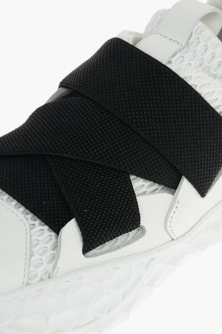 Sneakers Basse SIDNEY/LIMA in Pelle e Mesh con Inserti Elastici