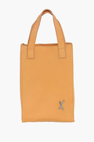 Leather PTERODATTILO Handbag with Removable Shoulder Strap