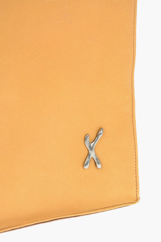 Leather PTERODATTILO Handbag with Removable Shoulder Strap