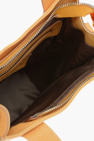 Leather PTERODATTILO Handbag with Removable Shoulder Strap