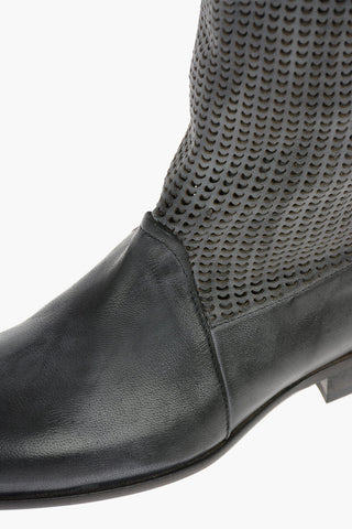 Laser-Cut Leather JORDAN Boots